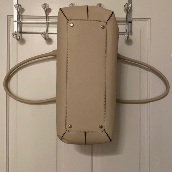 Kate Spade ♠️ New York Cream Shoulder/Tote Bag Ariel Cove Street Ostrichegg EUC - Picture 16 of 16